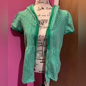 Y2K Juicy Couture shirt sleeved hooded zip up AS IS